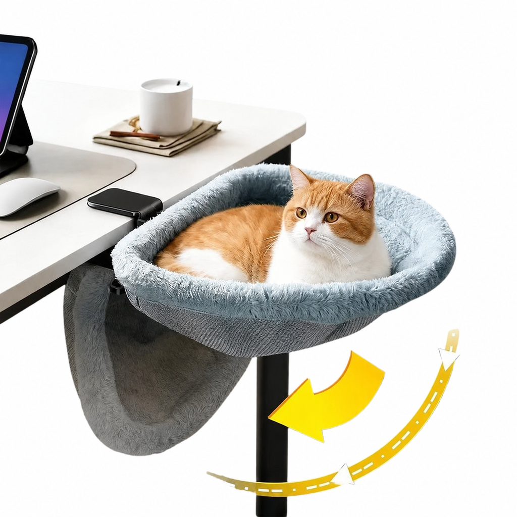 Foldable Cat Desk Bed
