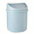 Mini Plastic Desktop Trash Can with Lid for Home Office