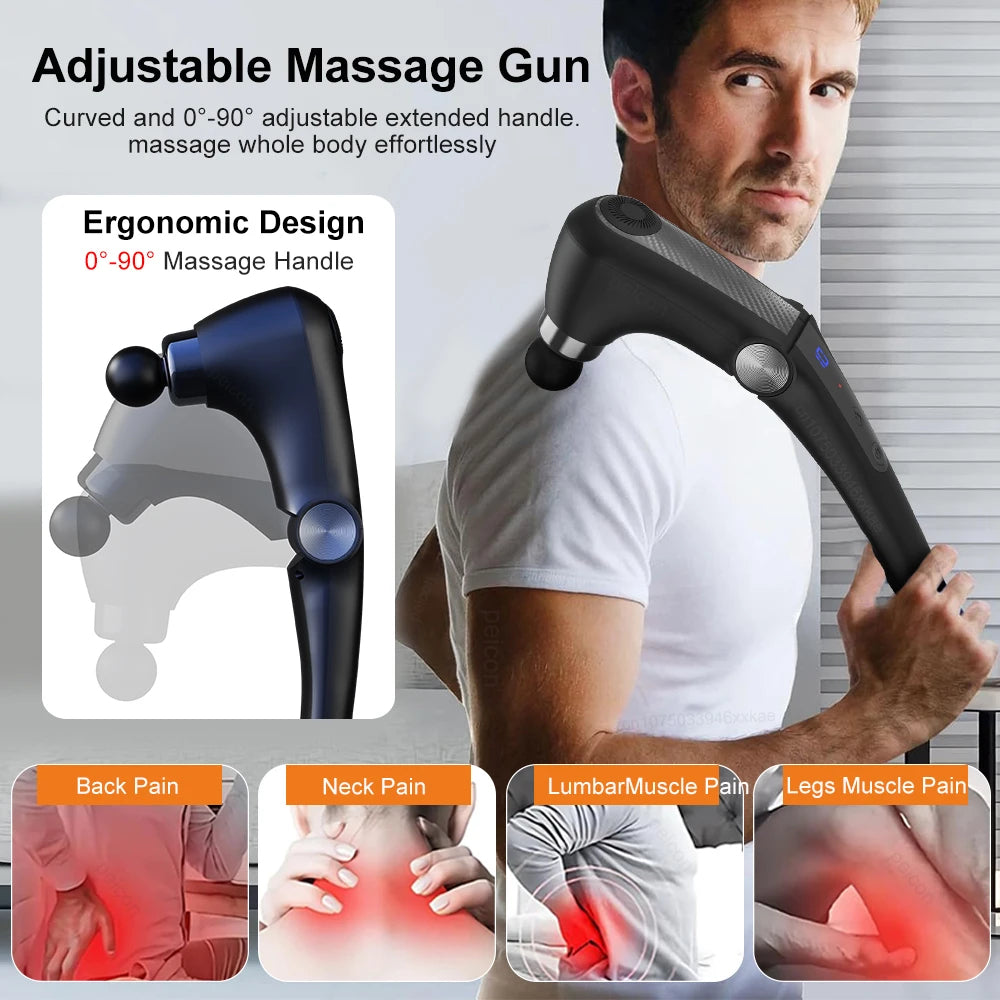 Fascia Massage Gun with Extension Handle