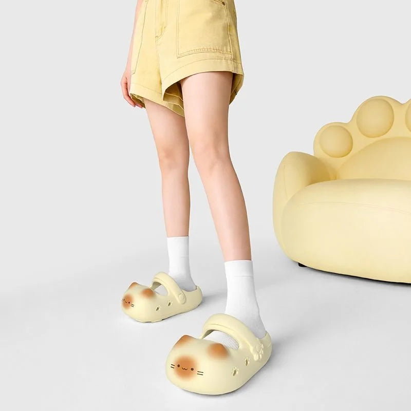 Anti-Slip Cat Paw Slippers