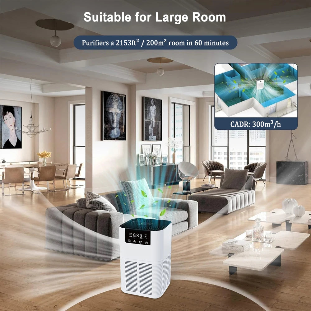 Home Air Purifier with HEPA Filter