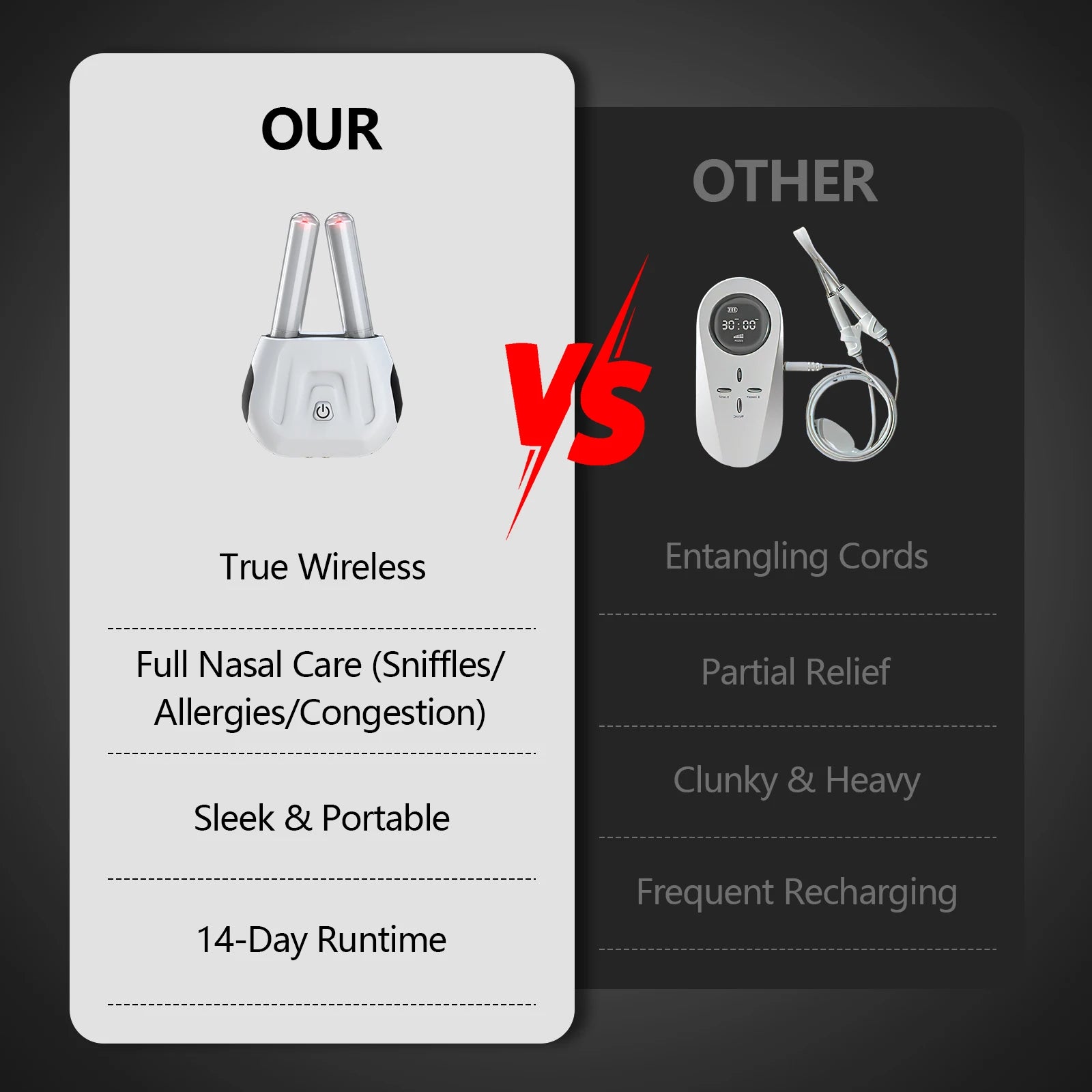 Red Light Nasal Therapy Device