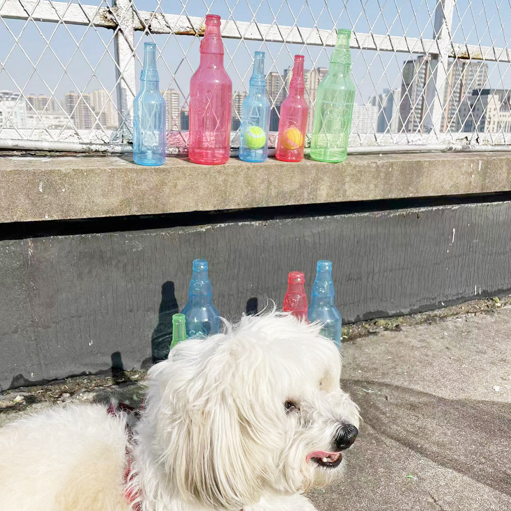 Pet TPR Tennis Bottle Toy