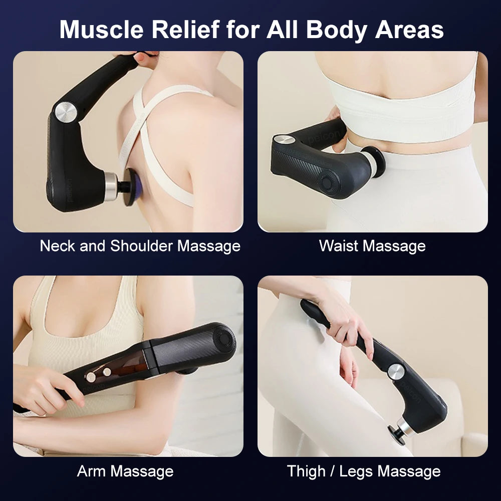 Fascia Massage Gun with Extension Handle