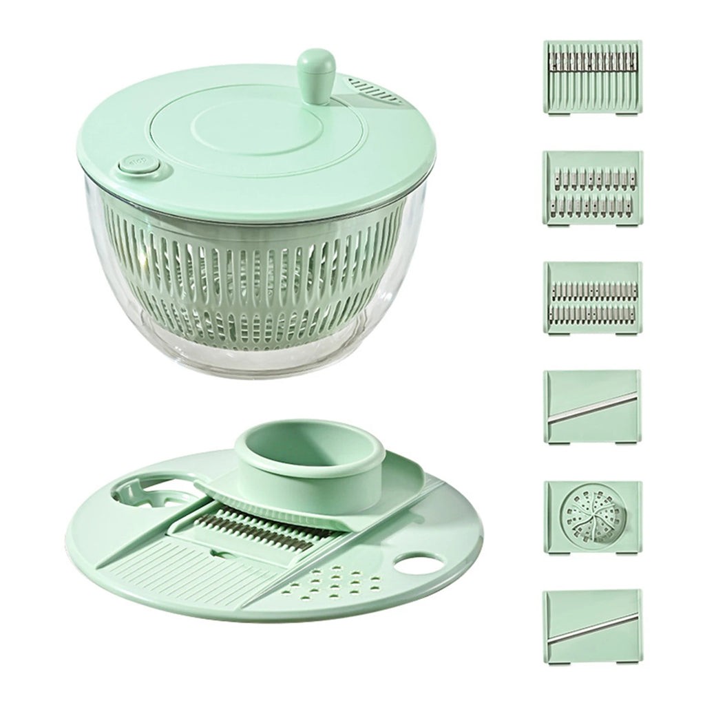 7‑Piece Multifunction Salad Spinner Set