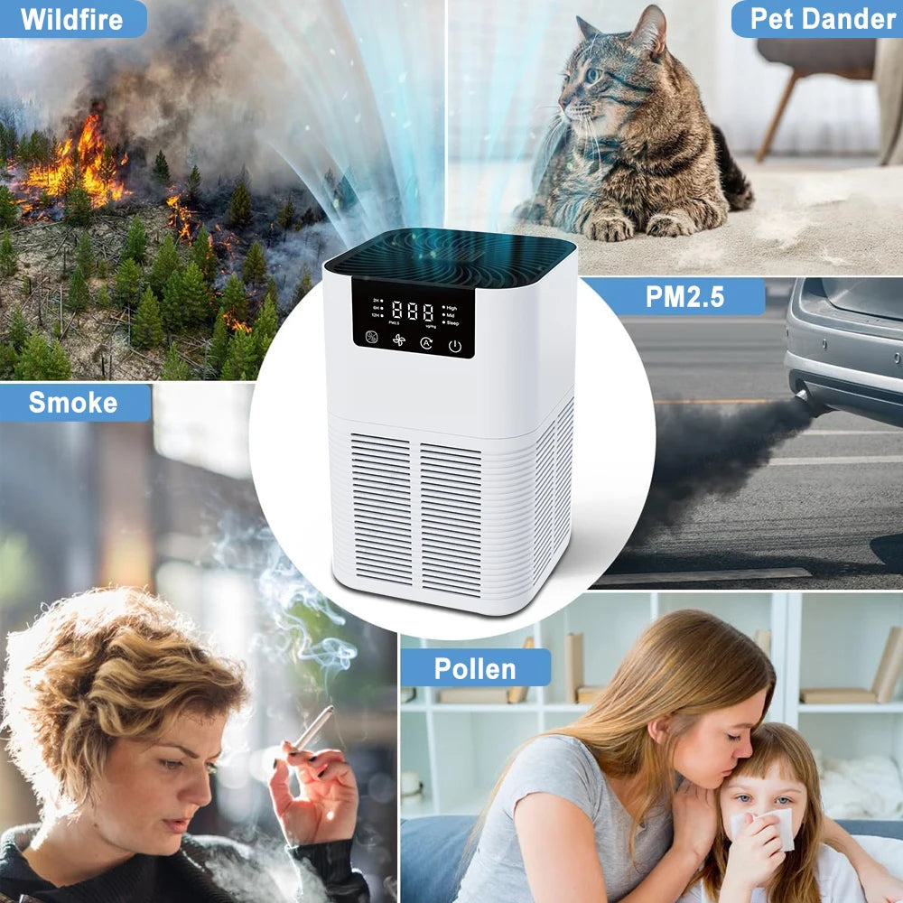 Home Air Purifier with HEPA Filter