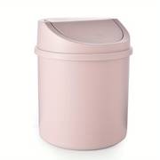 Mini Plastic Desktop Trash Can with Lid for Home Office