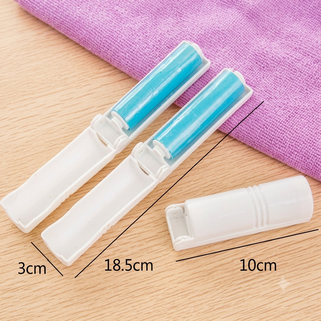 Lint Roller and Dust Remover Brush