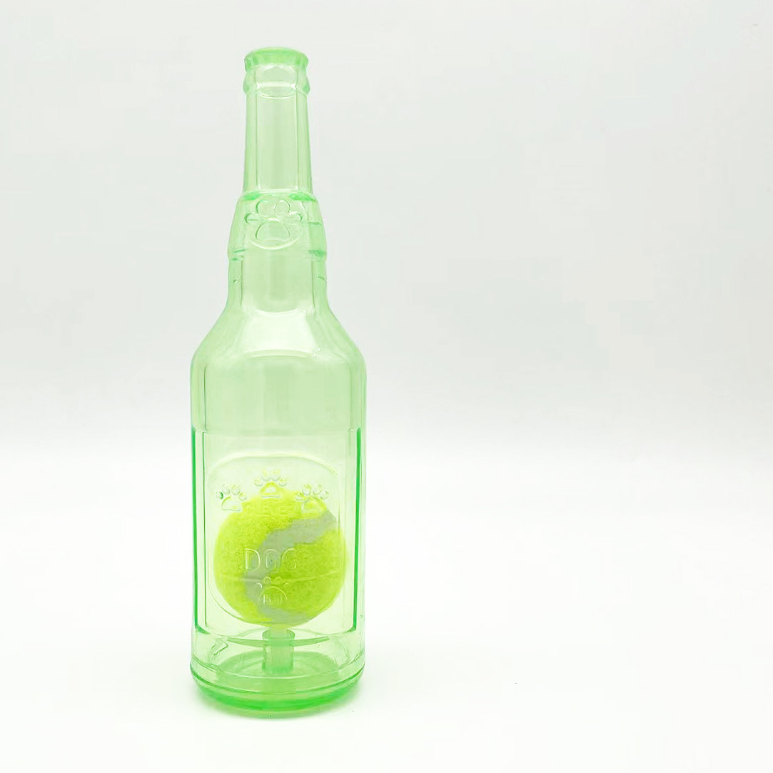 Pet TPR Tennis Bottle Toy