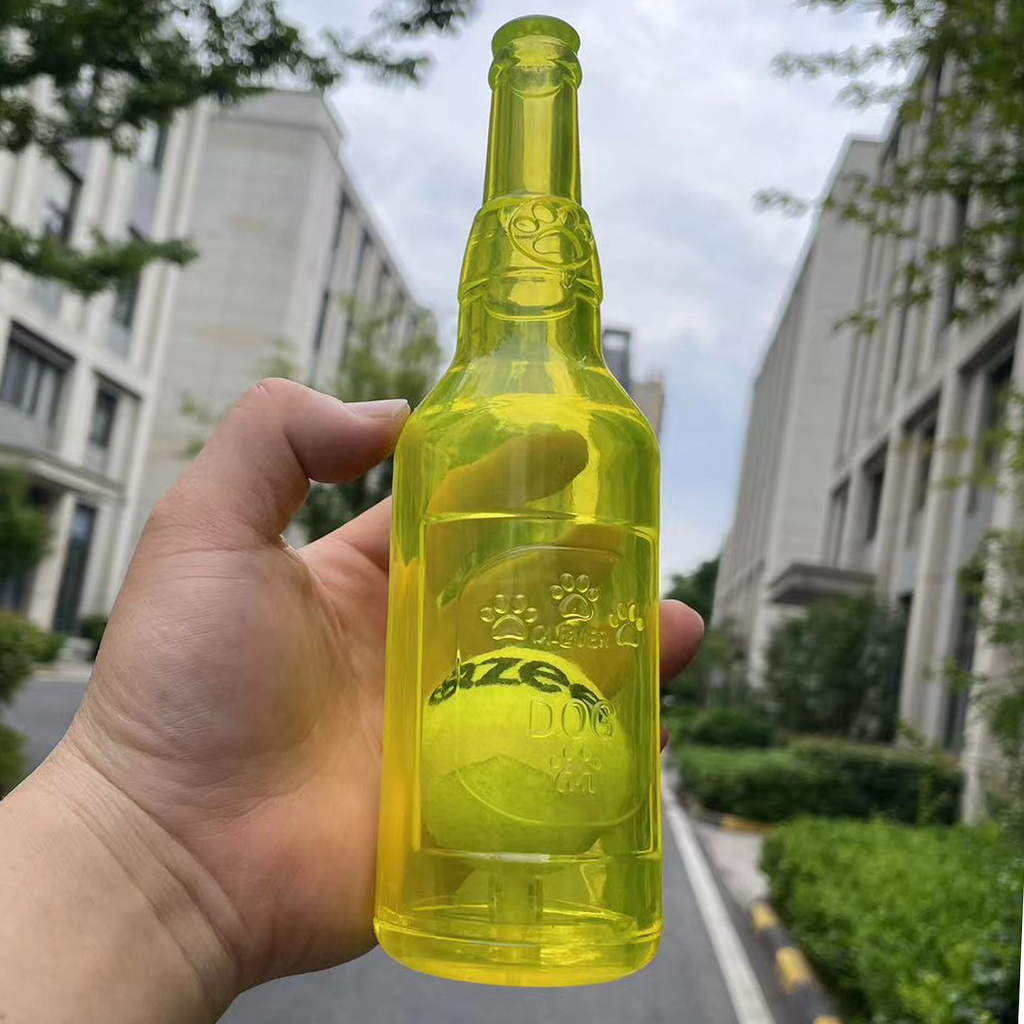 Pet TPR Tennis Bottle Toy