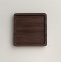 Unpainted Japanese Walnut Insulated Wooden Coaster